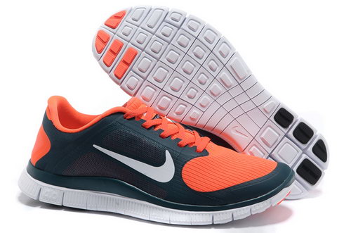 Nike Free Run 4.0 V3 Mens Dark Green Orange Switzerland